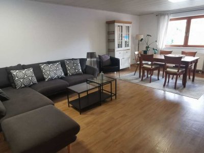 Möblierte 2-Zimmer-Einliegerwohnung (75 m²) in Unterpleichfeld – ruhig, modern und voll ausgestattet