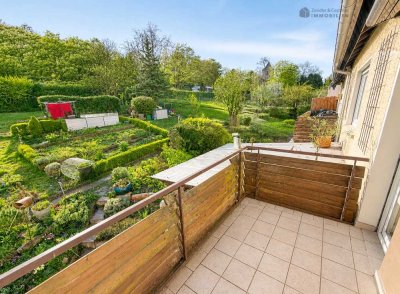 Ruhige Lage in Wangen: 3-Zi.-Whg. mit 80 m² * 2 Balkone * TL-Bad * Garage + Stpl. * Gartenanteil *