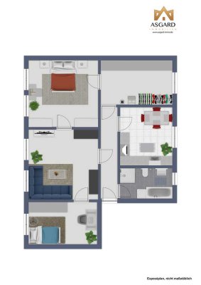 Helle und schöne Altbauwohnung mit 4 Zimmern