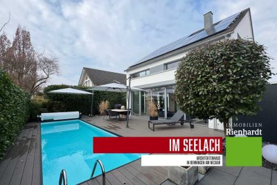Im Seelach! Architektenhaus mit Pool in Benningen am Neckar