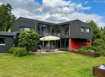 Architektenhaus Niedrigenergie Öko, Exclusive Lage in Jesteburg,PV+Speicher,Wärmep.,Fußb.heiz.,Klim