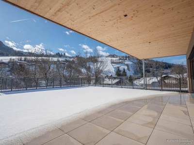 Luxus-Penthouse in Schladming: 136 m² Wohnfläche &amp; 105 m² Süd Terrasse fußläufig der Planai West