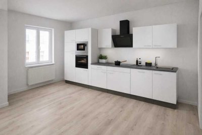 Frisch renovierte 3ZKB Roßstraße: neue Elektrik, neue Einbauküche, Vinylboden