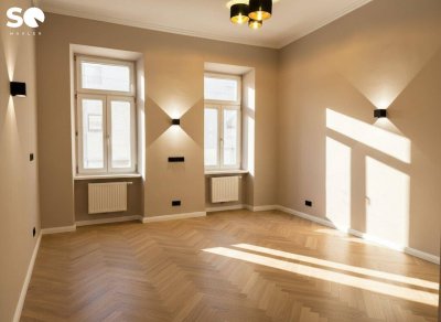 #SQ - STILVOLLER ALTBAU, IDEALER GRUNDRISS + FRANZÖSISCHER BALKON - 2 ZIMMER ERSTBEZUG IN RUHIGER LAGE !
