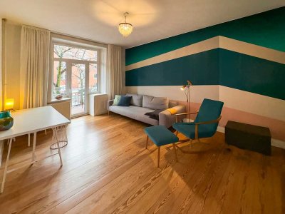 Charmante 2-Zimmer-Altbauwohnung mit Balkon in Eimsbüttel
