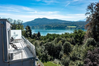 Luxuriöse Maisonette-Wohnung mit Seeblick &amp; Wellness-Ausstattung in Tibitsch am Wörthersee
