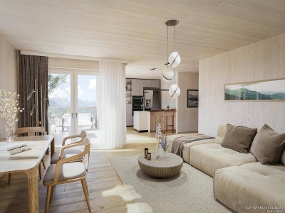 Touristisches 140 m² Maisonette Penthouse: Sonnenterrasse &amp; Pistenzugang am Hauser Kaibling!