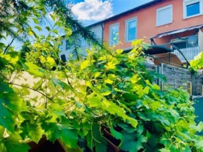 Sonniges, grosszügiges Reihenmittelhaus ca. 160 m², Terrasse, zwei Balkone, Gärten