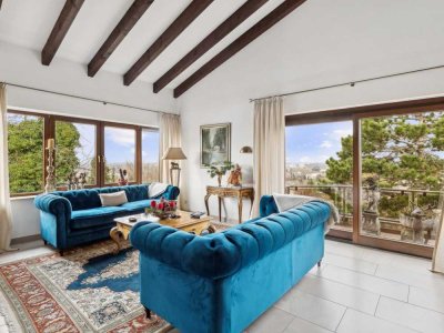 Gehobene 3-Zimmer-Eigentumswohnung in Karlsruhe mit drei Balkonen und Panoramablick am Geigersberg