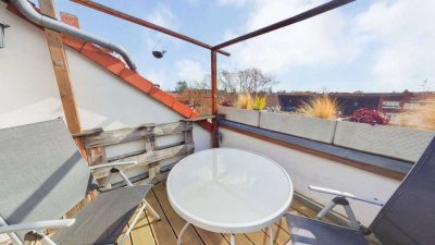 Wohnen über den Dächern Ricklingens – Charmante 2,5-Zimmer-Dachgeschosswohnung mit Loggia