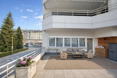 Klagenfurt - Kraßniggstraße: Stilvoll sanierte 3-ZI-Anlegerwohnung mit XL Terrasse (50 qm) - bestandsfrei