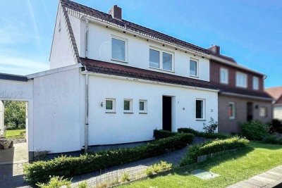 Charmante Doppelhaushäfte mit Gartenparadies in ruhiger Lage von Minden-Dützen