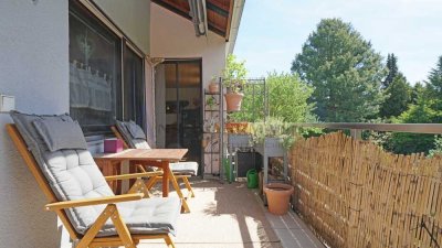 Gepflegte 3-Zi Wohnung mit Balkon in KA-Rüppurr