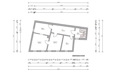 Gepflegte 2-Zimmer-Erstbezugswohnung in Schlossparknähe Weinheim – ca. 60 m² im 1. Obergeschoss