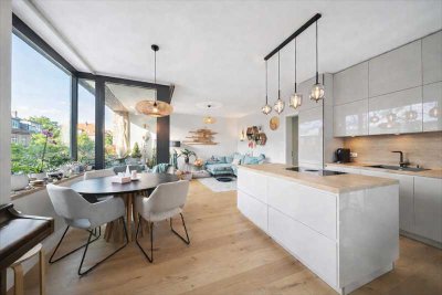 EXKLUSIVE DESIGNER-WOHNUNG in extravagantem Architekten-NEUBAU- mit Weitblick - Rüdesheimer Platz