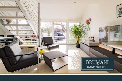 BRUMANI | Exklusive 4-Zi-Maisonette-Wohnung mit großer Dachterrasse direkt am Seepark