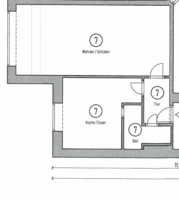 Lebendiges Viertel: 1,5-Zimmer-Wohnung in Düsseldorf-Friedrichstadt