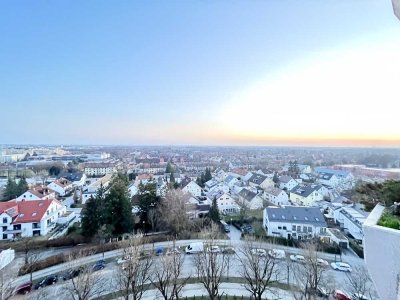 Neue Hochwertig möblierte 2-Zimmer-Wohnung mit großem Balkon und Alpenblick – Nähe PEP / U5