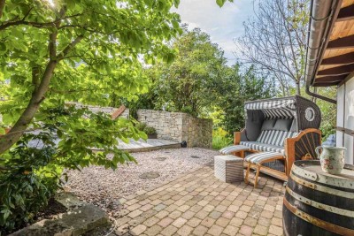 Luxuriös ausgestattetes Fachwerkhaus mit Gartenoase und Spa-Bereich in Königslutter