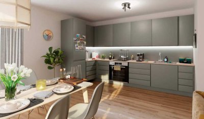 Kompakt wohnen mit Südbalkon