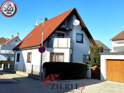 1989 Anbau und Sanierung! Freistehendes Einfamilienhaus, Doppelgarage, Keller, Balkon, gefragte Lage