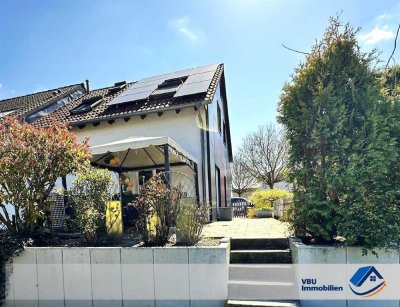 VBU Immobilien - Moderne Doppelhaushälfte mit traumhaftem Gartenparadies