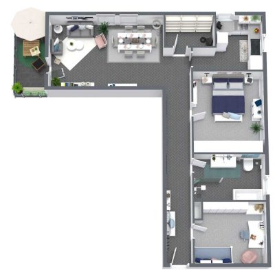 Helle 3-Zimmer-Wohnung mit Balkon in modernem Neubau – Ab 16. Juni zu vermieten