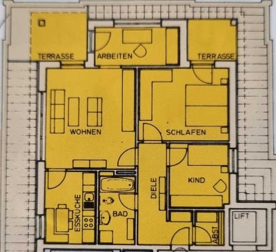 Schöne 3,5 -Zimmer-Terrassenwohnung in Deggendorf