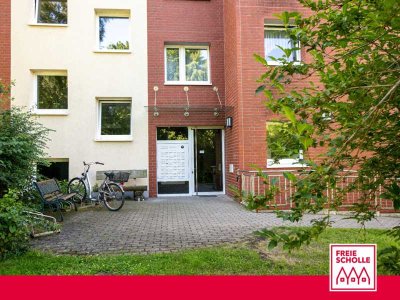 Hoch hinaus - Wohnen im 5.OG: Barrierearme 2-Zimmer-Wohnung mit Duschbad  - "Freie Scholle eG"
