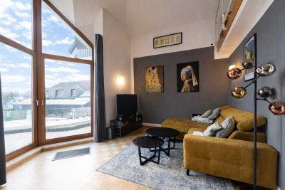 Maisonettewohnung mit Galerie und Südbalkon am Kalkhügel