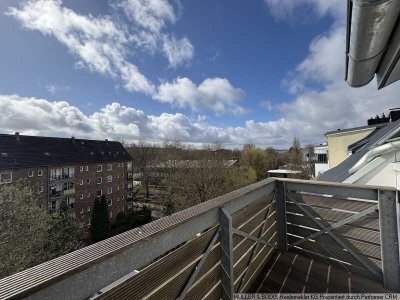 2-Zi.-Wohnung mit Balkon über den Dächern der Stadt!