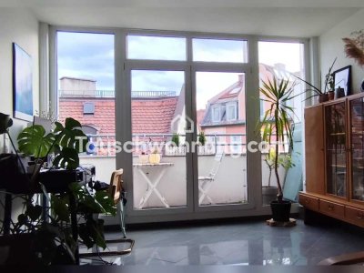 Tauschwohnung: Tausche Schwabing 2-Zimmer+2 Balkone gegen Berlin