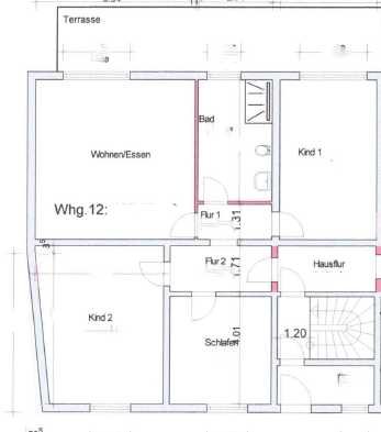 Zweitbezug nach Sanierung mit Terrasse: Ansprechende 4-Raum-Erdgeschosswohnung in Hillerse