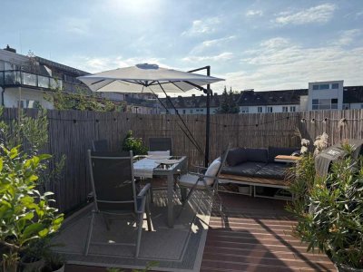 Herrliche Dachterrasse mitten in der Stadt