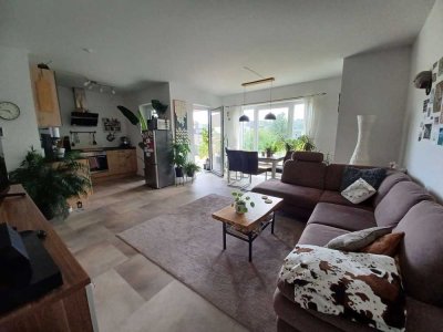 Moderne 2-Zimmer-Wohnung mit Terrasse