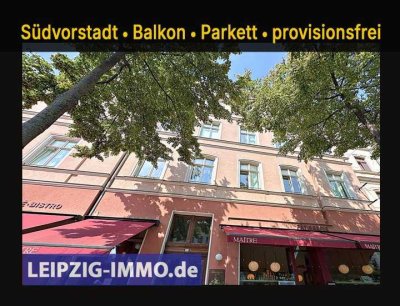 RESERVIERT ** Stylische Wohnung in der Südvorstadt * 2 Zimmer mit Südbalkon * provisionsfrei