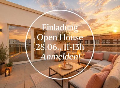 OPEN HOUSE AM 28.06.* Dachterrassenwohnung mit Blick auf die HafenCity Skyline