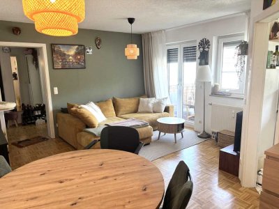Zentrale 2-Zimmer-Wohnung mit Balkon und Gartenmitbenutzung