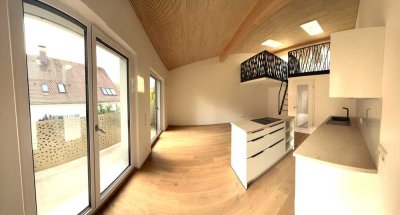 Schöne 1 Zimmer Wohnung 52 qm Neubau im DG mit gehobener Ausstattung. Von privat.