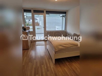 Tauschwohnung: 1 Zimmer mit großer Terrasse. Suche 1,5 bis 2 Zimmer
