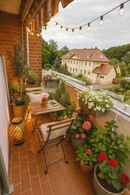 Attraktive 3-Zimmer-Wohnung mit Balkon und EBK in Neuruppin (nah am Bhf Rheinsberger Tor)