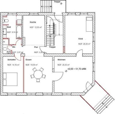 4-Zimmer-Altbau Erstbezug nach Kernsanierung