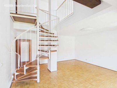 Maisonetteflair im beliebten Univiertel - 1,5 Zimmer-Maisonettewohnung
