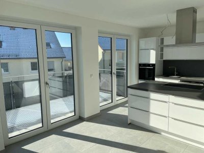 Exklusive 3-Zimmer-Maisonette-Wohnung mit luxuriöser Innenausstattung mit Balkon und EBK in Lich