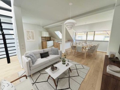 3 Zi Penthouse Neubau mit EBK / Dachterrasse / Klimaanlage / Tiefgarage