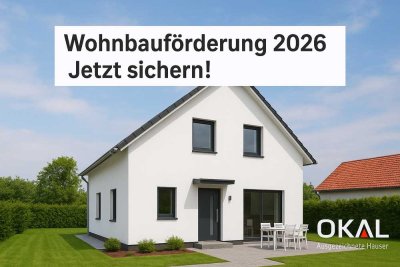 Jetzt die neue Okal Wohnbauförderung beantrage. schnell sein Lohnt sich.
