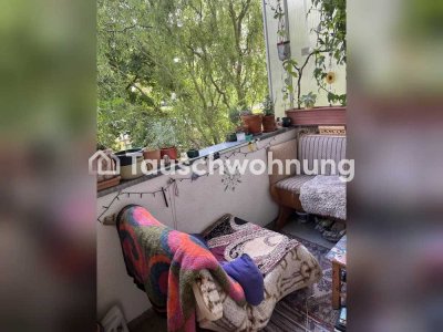 Tauschwohnung: Süße Wohnung mit Balkon und grünem Hinterhof