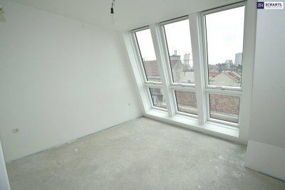 Preisreduktion! Genießen Sie den Weitblick über die Dächer Wiens – 3-Zimmer-Dachgeschosswohnung mit sonnigem Balkon - nahe Hauptbahnhof