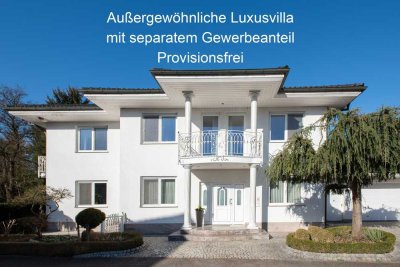 RESERVIERT-Außergewöhnliche Luxusvilla mit  Gewerbeanteil, provisionsfrei in 76470 Ötigheim