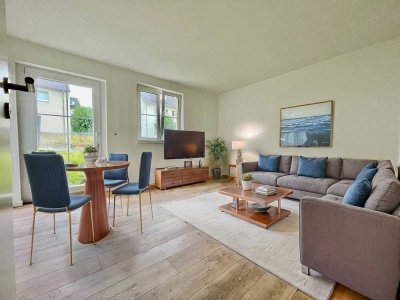 Erstbezug nach Kernsanierung
Stilvolle 3-Zimmer-Wohnung mit Terrasse in Toplage